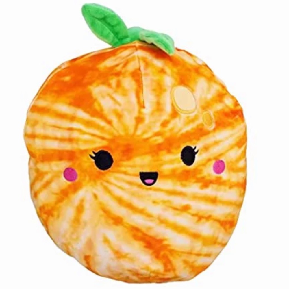 Squishmallows 8" Fruit Food Squad‎ NWT JUDY Tangerine Scented RARE W/O Glasses